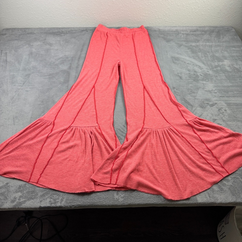 Free People Beach Womens Pants Size Small Bell Bottoms Super Flare Boho Festival
